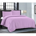 thumbnail image 2 of Duvet Cover Queen [3-Piece, Lilac] - 1 Comforter Protector with Zipper Flap and 2 Pillow Shams - Hotel Luxury 1800 Brushed Microfiber - Ultra Soft, Cool and Breathable Comforter Cover, 2 of 7