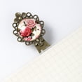 thumbnail image 5 of Rose Copper-Colored Lace Bookmarks - Book Accessories for Readers and Book Lovers - Set of 2, 5 of 5