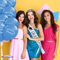 thumbnail image 2 of PMU Graduation Script Balloons 11 Inch Premium PartyTex Blue Latex (100/Pkg) Pkg/1, 2 of 7