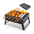 thumbnail image 4 of Asador Portátil de Carbón Casa y Concepto JY-353 Negro Acero Inoxidable, 4 of 4