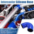 thumbnail image 2 of 76 mm 2,99 "ID 135 grados codo silicona reductor manguera tubo curva Turbo agua Intercooler azul, 2 of 6
