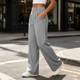 thumbnail image 6 of SETOOFF Women High Waist Pleated Wide Leg Dress Pants Loose Palazzo Trousers with Side Pockets Business Work Office Casual Travel Interview Daily Bottoms, 6 of 9