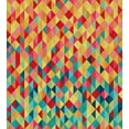 thumbnail image 3 of Abstract Duvet Cover Set, Triangle Formed Fractal Geometric with Aztec Culture Effects Western Print, Decorative 3 Piece Bedding Set with 2 Pillow Shams, Queen Size, Multicolor, by Ambesonne, 3 of 3