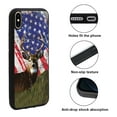 thumbnail image 2 of WIRESTER Shockproof Soft Rubber Cover Case for Apple iPhone X, Vintage American USA Flag Deer, 2 of 5