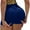 Blue, variant on Ichuanyi Womens Yoga Pants, Women Basic Slip Bike Shorts Compression Workout Leggings Yoga Shorts Pants