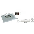 thumbnail image 4 of CRL SSDT3618 Brushed Stainless 36" Wide x 18" Deep Level 1 Protection Stainless Steel Shelf with Deal Tray, 4 of 4