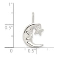 thumbnail image 2 of Sterling Silver Moon w/Star Charm, 2 of 2
