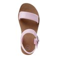 thumbnail image 2 of Wonder Nation Little & Big Girls Jelly Footbed Sandal, Sizes 13-5, 2 of 4