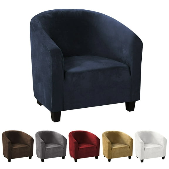 Gotydi Tub Chair Covers Elastic Armchair Covers Chair Slipcovers for Living Room Stretch Sofa Couch Covers Washable Removable Soft Armchair Slipcover Furniture Protector for Bar Counter Dining Room