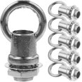 thumbnail image 4 of 6pcs Ceiling Hook Eye Bolt Hook Fastener Light Fixture Hanging Hook Ring Screw, 4 of 8