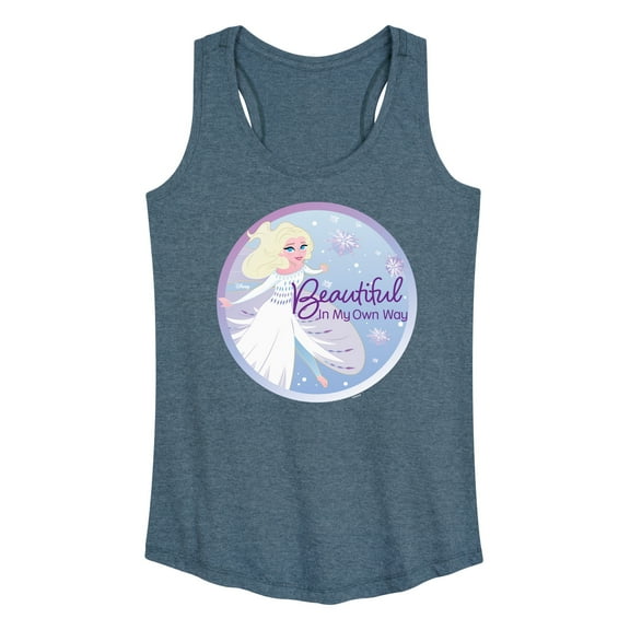 Frozen - Winter - Beautiful In My Own Way - Women's Racerback Tank Top