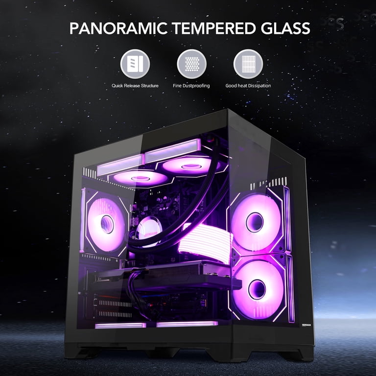 Hoengager Gaming PC AMD Ryzen 7 5700G 3.8 GHz, Radeon RX 9060 XT