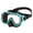 Black And Green, variant on Kids Snorkel Mask 3 Windows 180 Degree Panoramic Wide View Three-Lens No Leak Swim Goggles Adjustable Snorkeling Swimming for Youth And Child