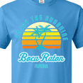 thumbnail image 4 of Inktastic Summer Enjoy the Sunshine Boca Raton Florida in Blue T-Shirt, 4 of 5