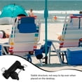 thumbnail image 3 of CRILSTYLEO Support de Parasol Support 1 Pce Fixation Parapluies pour Plage, 3 of 7