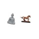 thumbnail image 5 of Escultura De Buda Mono Y Caballo, Figura Coleccionable, Adorno Artístico En Miniatura Para Escritorio, Patio, Sala De Estar, Decoración Del Hogar, 5 of 8