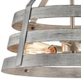 thumbnail image 4 of Atlas Lighting and Home 2-Light Semi Flush Mount Ceiling Light Fixture - 15" - Gray, 4 of 4