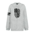 thumbnail image 3 of GIPQJK Plus Size Men's American Flag Hoodies Big and Tall Graphic Hoodies Pullover 2024 Fall Trendy Sweatshirts with Pockets,Light Gray 4XL, 3 of 4