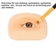 thumbnail image 5 of Minnieouse Juego de modelos de práctica de maquillaje de ojos Cosméticos faciales profesionales Tren Prop Principiantes Silicona Piel biónica Sombra de Ayudas para vestirse con gancho de botón Minnieouse CE014518-00, 5 of 6