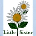 thumbnail image 2 of CafePress - Daisies Little Sister Infant Bodysuit - Baby Light Bodysuit, Size Newborn - 24 Months, 2 of 4
