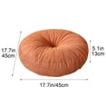 thumbnail image 3 of Floleo Corduroy Floor Cushion, Soft Round Pouf Ottoman, Comfortable Non-Slip Seat Pad for Living Room, Bedroom, Yoga, Meditation, Floor Sitting & Kids Room Decor, 3 of 7