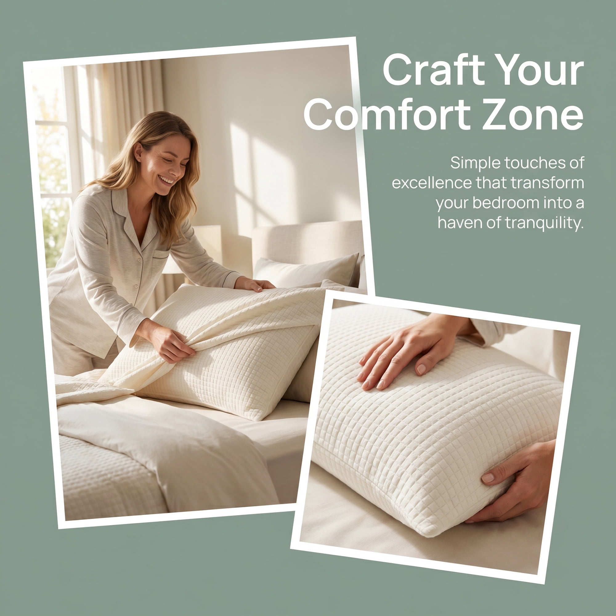 Unique Bargains Durable Waterproof Standard Size Zippered Pillow Protector White A