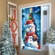 thumbnail image 5 of Linnome 35x71 Inch Santa Claus Door Decoration, Christmas Pattern Door Cover for Indoor Outdoor Use, Holiday Decor, 5 of 6
