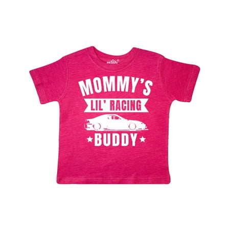 

Inktastic Mommys Lil Racing Buddy Gift Toddler Boy or Toddler Girl T-Shirt