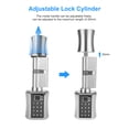 thumbnail image 3 of Graflsoa Tuya Smart Bluetooth Lock Cylinder - Advanced Security with APP, Bluetooth, Fingerprint, Password & Key Access - Model C001D-60/40 (Tuya Edition), 3 of 7
