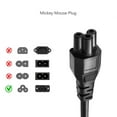 thumbnail image 2 of 3-Prong 12 Ft 12 Feet AC Adapter for Toshiba; Acer Aspire Travelmate, 2 of 3