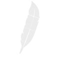 thumbnail image 2 of Pluma En Forma De Bricolaje De Arte De Plata De Acrílico De Espejo De Pared Pegatina Decoración Mural Mural Magideal Moderno, 2 of 6