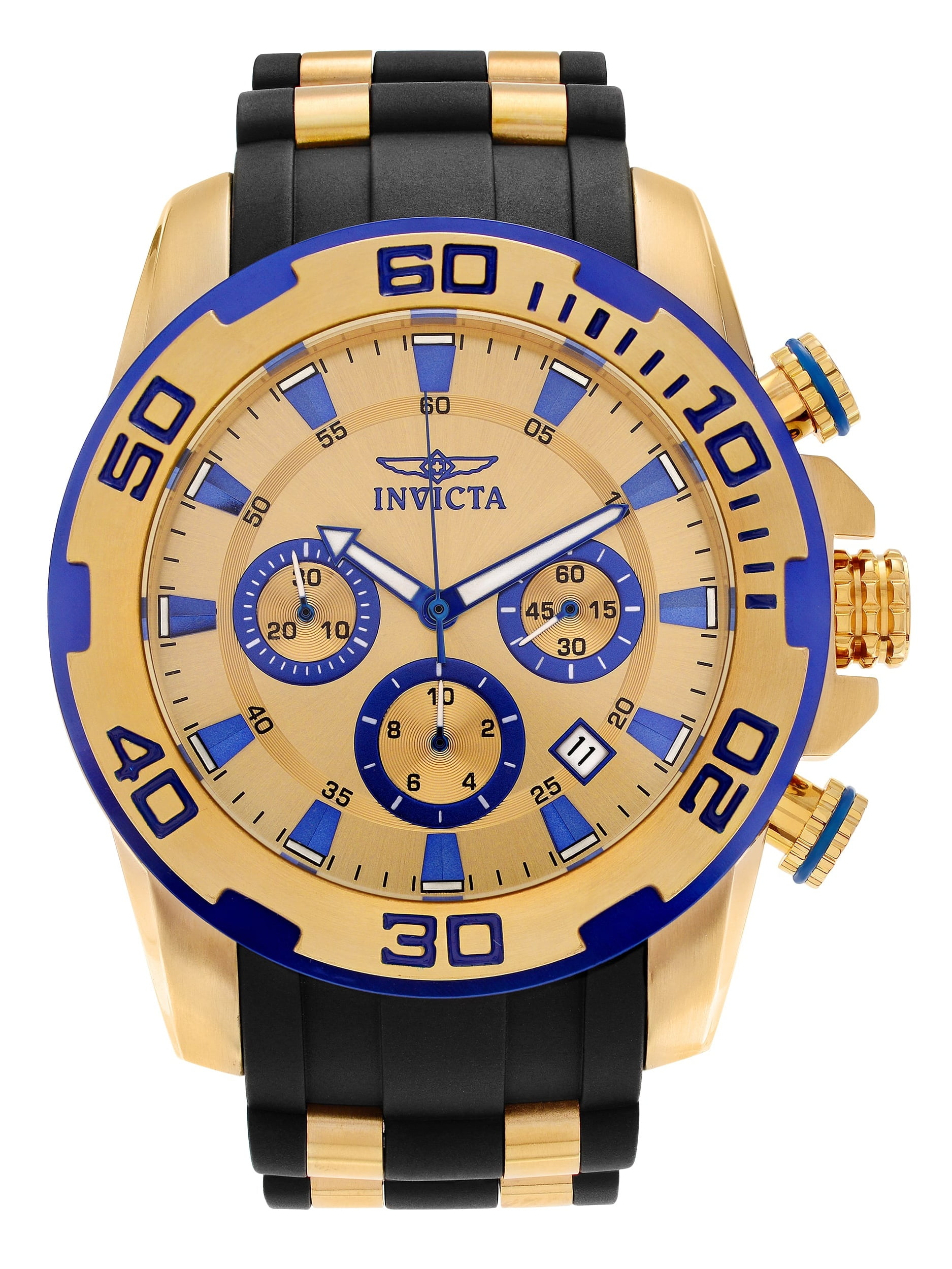 Invicta Men's Pro Diver Gold Dial Watch - 22308