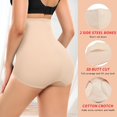 thumbnail image 4 of Tummy Control Shapewear Panties for Women High Waisted Shaping Underwear Body Shaper Slimming Panty Girdle, 4 of 6