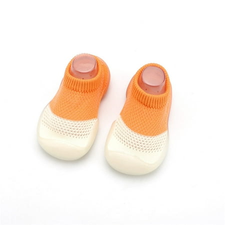 

Hunpta Toddler Shoes Walkers Infant Toddler Colors Indoor First Baby Mixed Mesh Socks Elastic Shoes Baby Shoes