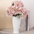 thumbnail image 6 of Single Branch Mini Hydrangea Flower, Silk Artificial Flowers with Stems for Home Wedding Decor, 6 of 7