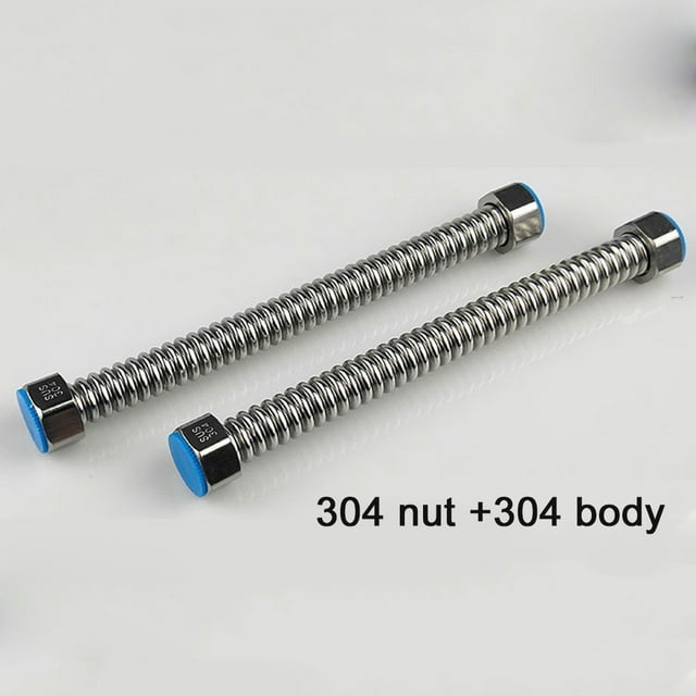 Water Line Stainless Steel Flexible Refrigerator Ice Maker Supply Line Pipe Burst Proof Water Hose