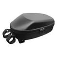 thumbnail image 3 of Waterproof PU & EVA Hard Shell Handlebar Storage Bag for Bicycles, Electric s & Balance Bikes - 3L Capacity, Black, Durable Front Mounted Cycling Accessory with Compact Design, 3 of 7