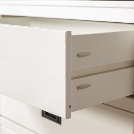 Annabelle Four Drawer Solid Wood White Dresser by Chateau Lyon