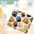 thumbnail image 3 of Dog Paw Print Gaming Mousepad Square, 8.3x9.8 Inch Non-Slip Rubber Bottom Printed Mouse Mat for Office and Gaming, 3 of 6