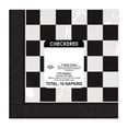 thumbnail image 4 of Beistle 6 1/2" x 6 1/2" Checkered Luncheon Napkins; Black/White 48/Pack 58133, 4 of 5