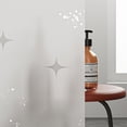thumbnail image 4 of White Shower Curtain, Floral Shower Curtains for Bathroom White Sheer Shower Curtain Decor Bathroom Waterproof Shower Cutain with Plastic Hooks, 72x72in, 4 of 9