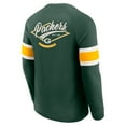 thumbnail image 3 of Men's Darius Rucker Collection by Fanatics Green Green Bay Packers Waffle-Knit Raglan Long Sleeve Henley T-Shirt, 3 of 6