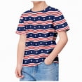 thumbnail image 4 of KPOPLK 4th of July Girls shirts USA Flag Graphic T-Shirts Tee Tops for Toddler Kids Girl Summer Patriotic Outfit(Navy,2-3 Years), 4 of 4