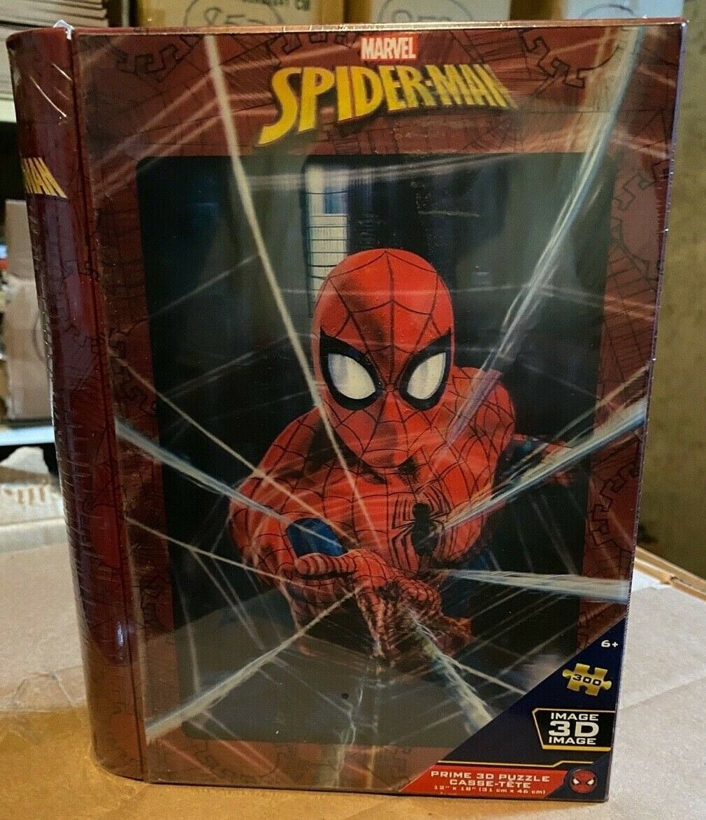 Marvel Spider-Man Lenticular Jigsaw Puzzle, 500 Pieces for