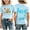 Light Blue, variant on Pre-K Graduation Shirt: Girls Boys Last Day of School Short Sleeve T-Shirt Kids 2026 Preschool Graduation Gift Tops(Yellow,1-2 Years)