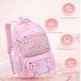 thumbnail image 5 of Girls School Backpack Cute Daypack Rainbow Book Bag Pink School Bag, 5 of 5