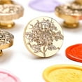 thumbnail image 5 of Flower Wax Seal Stamp Fire Paint Seal Head Lily-Flower Sealing Stamp for Envelope Wedding Invitations Card Decorations, 5 of 21