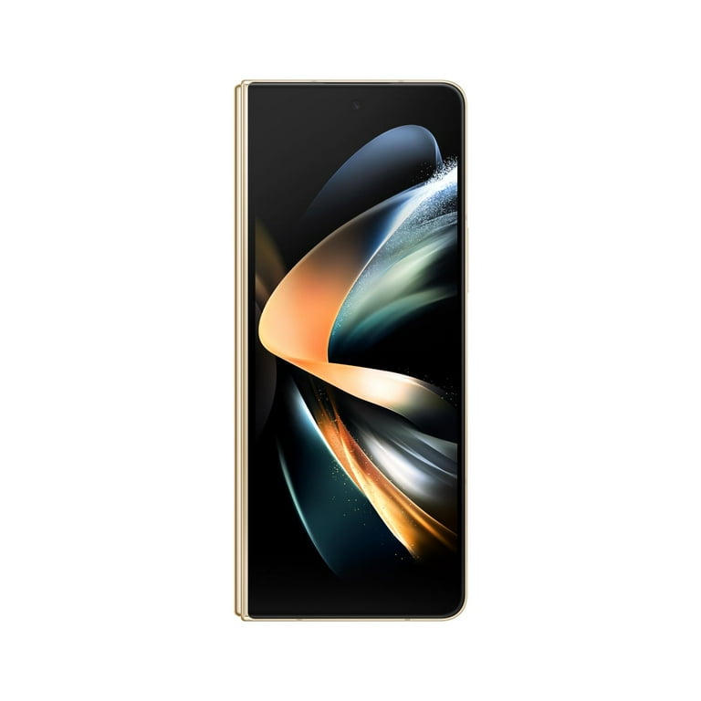 AT&T Samsung Galaxy Z Fold4 Beige 256GB Smart Phone