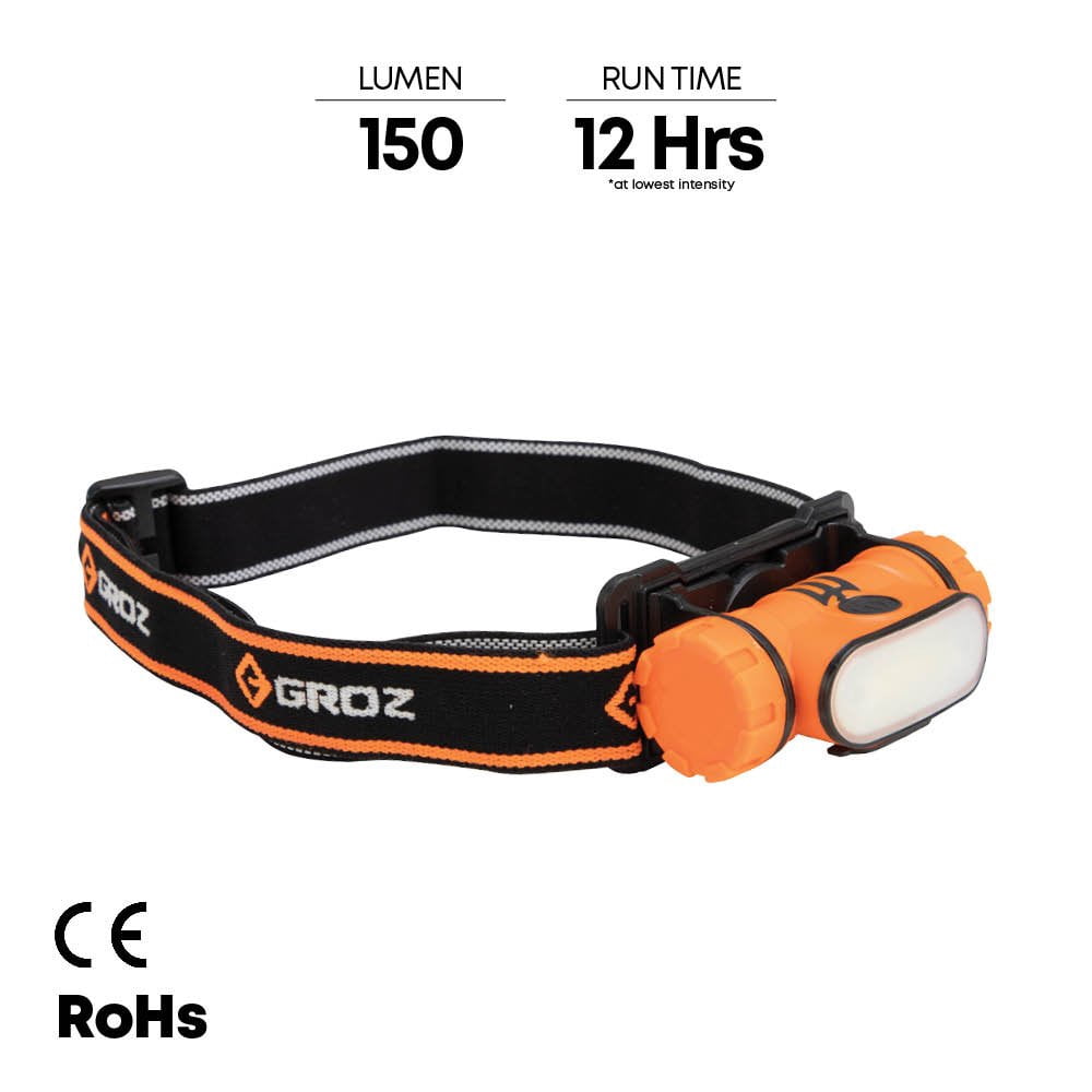 Groz Engineering Tools 107688 3 watt COB Head Lamp