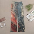 thumbnail image 6 of Marble Texture for Women Casual Lightweight Straight Leg Pants Comfy Women's Trousers, 6 of 8